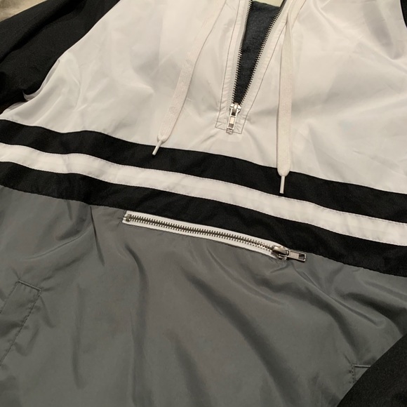 Zine Domino Pullover Half-Zip Windbreaker Jacket size M - Picture 2 of 7